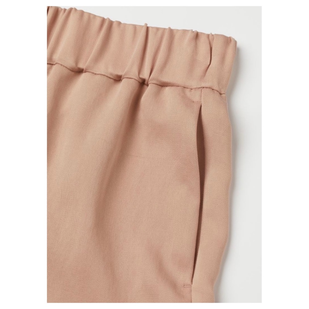Wide-cut Lyocell-blend Pants